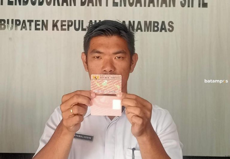 Sediakan 10 Keping Blangko, WNA di Anambas Belum Manfaatkan KTP untuk Orang Asing