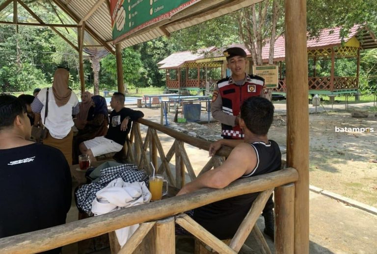 Polres Lingga Perketat Patroli di Destinasi Wisata Selama Libur Lebaran Idul Fitri