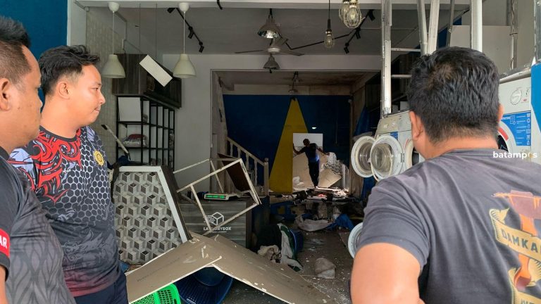 Ledakan di Laundry Box di Tanjunguban, Satu Pekerja Terluka