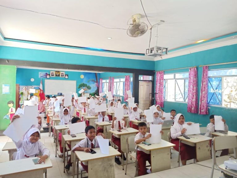 90 Pelajar SD Negeri 003 Tarempa Ikuti Kompetisi Matematika Tingkat Internasional