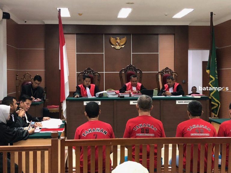 Dibekuk di Nongsa dan Medan, 4 Terdakwa Narkoba Jalani Sidang Perdana