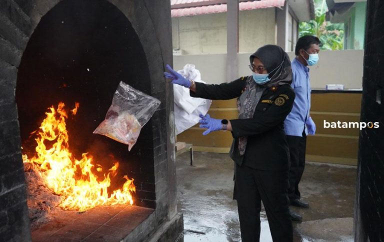 Karantina Kepri Musnahkan Komoditas Ilegal Tanpa Dokumen