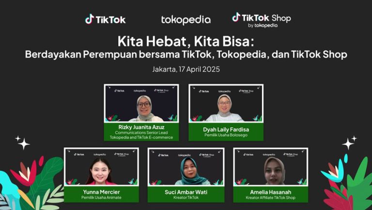 TikTok, Tokopedia, dan TikTok Shop Perkuat Komitmen Pemberdayaan Perempuan di Era Digital