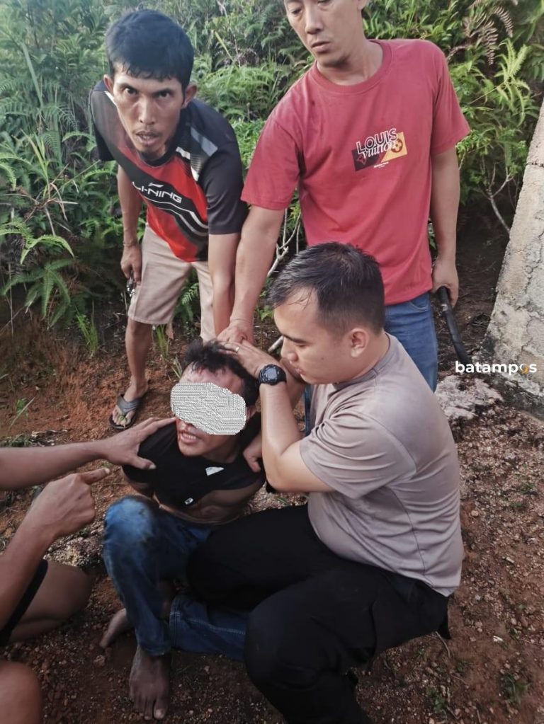 Tertangkap, Pria Terduga Pelaku Pencurian Diamuk Massa di Bintan