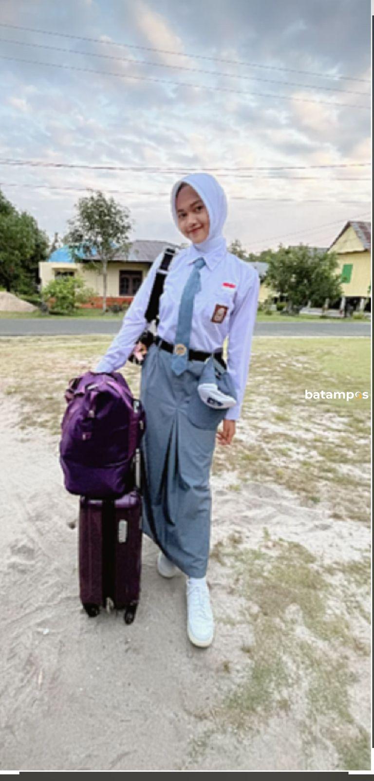 Zahwa, Pelajar SMA Negeri 1 Singkep Menuju Seleksi Paskibraka Tingkat Nasional Tahun 2025