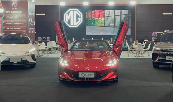 MG Motor Indonesia Pamerkan Kendaraan Elektrifikasi di IIMS Surabaya 2025