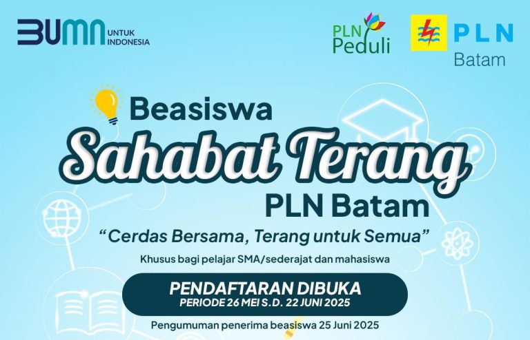 PLN Batam Gulirkan Beasiswa Sahabat Terang: Wujud Komitmen Mencerdaskan Anak Negeri