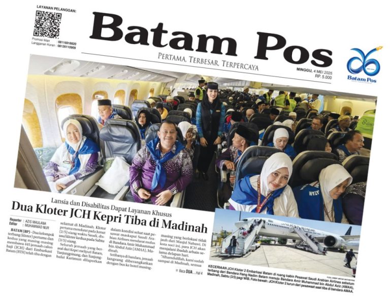 2 Kloter Embarkasi Batam Tiba Selamat di Madinah