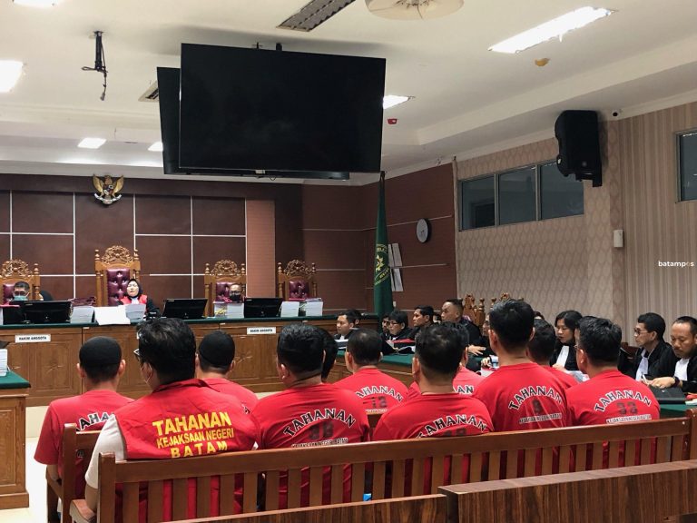Sidang Tuntutan 12 Terdakwa Kasus Narkotika, Termasuk 10 Eks Polisi Barelang, Ditunda hingga Pekan Depan