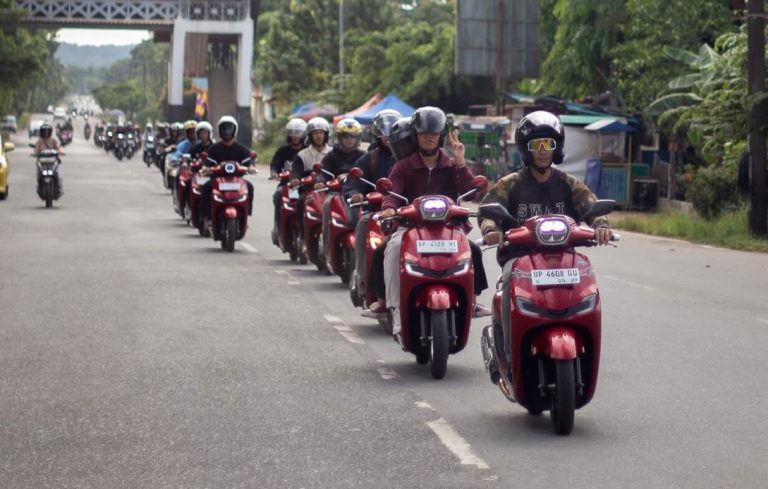 Keseruan Bikers Honda Kepri di Event Stylovers & Scoopy Velocreativity