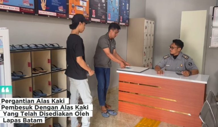 Cegah Narkoba, Lapas Batam Perketat Pemeriksaan Pengunjung