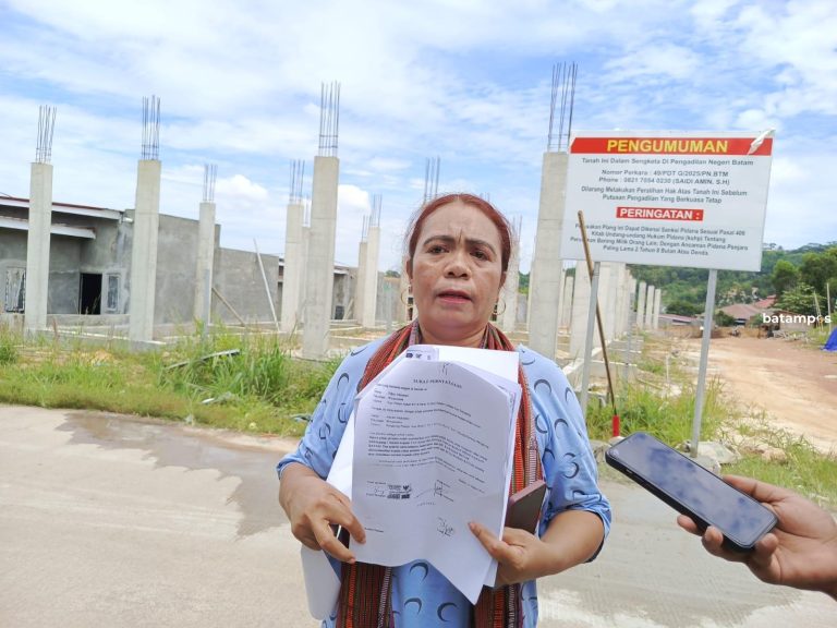 Lahan Masih Bersengketa, Developer Tetap Bangun dan Jual Ruko di Patam Lestari