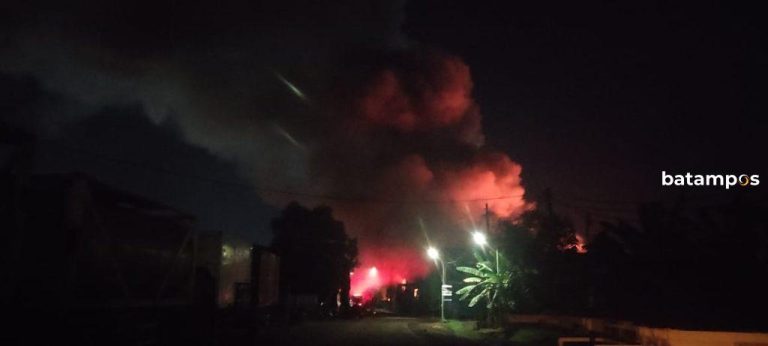 20 Jam Api Belum Padam di PT Desa Air Cargo Batam, Kabil