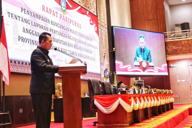 Ranperda LPK Diserhkan kepada DPR, Pemprov Kepri Tuntaskan APBD 2024 dengan Capaian Positif