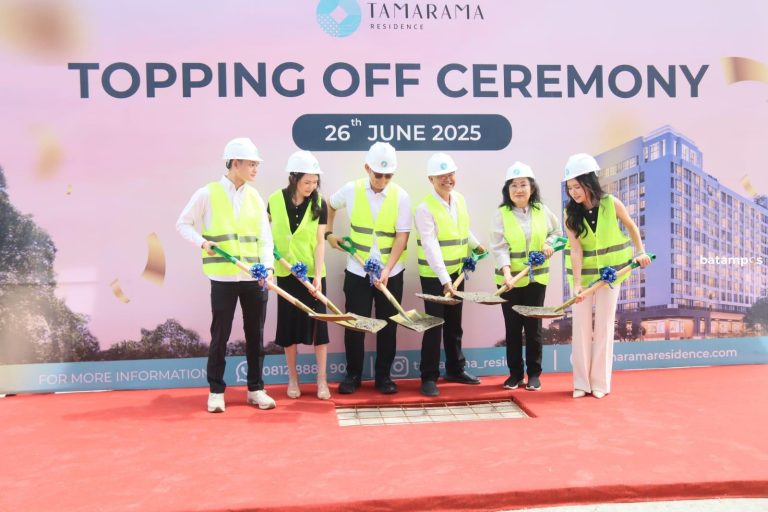 Tamarama Residence Topping Off, Siap Hadirkan Hunian Eksklusif Bertema Tropis di Batamcenter
