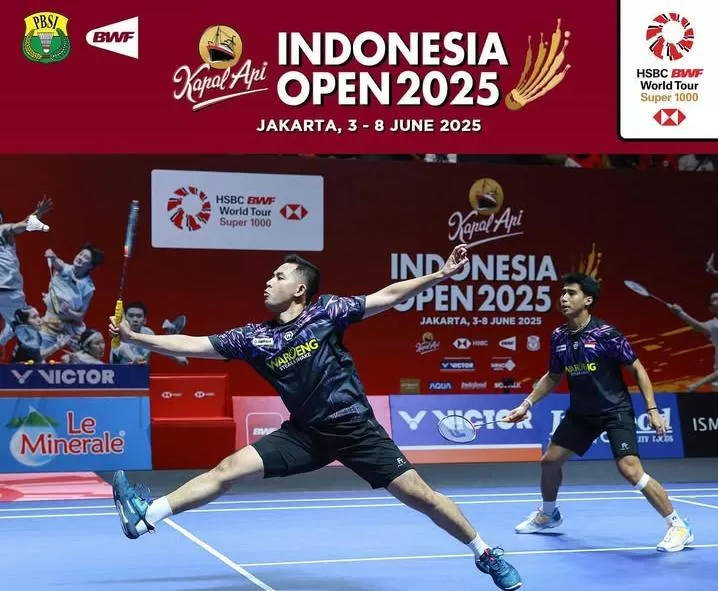 Balas Dendam Sempurna! Sabar/Reza Melaju ke Perempat Final Indonesia Open 2025