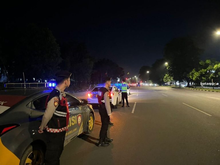 Antisipasi Kejahatan Jalanan dan Balap Liar, Polisi Tingkatkan Patroli di 5 Zona di Batam