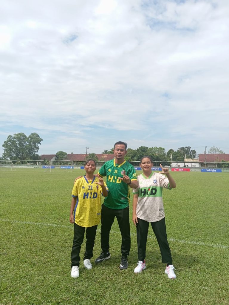 2 Srikandi Lingga Lolos Seleksi Masuk Timnas Sepak Bola U-16 Indonesia di Kota Medan