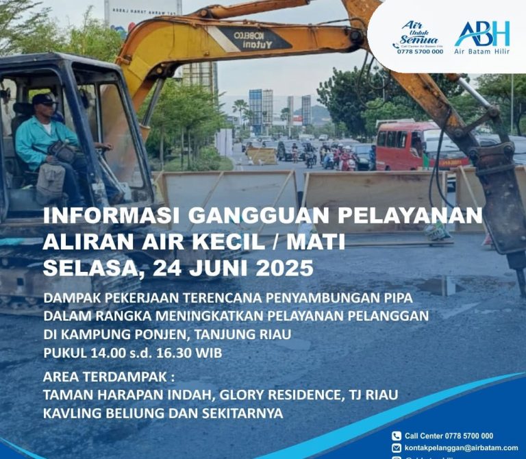 Ada Pekerjaan Penyambungan Pipa di Kampung Ponjen, Tanjung Riau