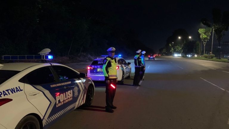 Antisipasi Balap Liar Polisi Patroli Hingga Pagi Hari