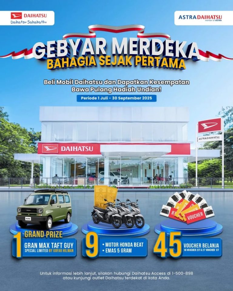Terima Kasih Pelanggan, Daihatsu Menuju 17 Tahun Peringkat 2 di Indonesia