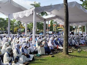 Ribuan Warga Tanjungpinang Padati Aksi Peduli Palestina, Donasi Capai Rp100 Juta