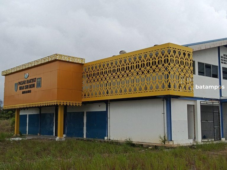 Pasar Rakyat di Batam Mangkrak Bertahun-tahun, Begini Kondisinya