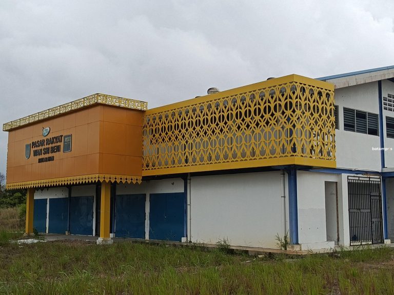Dua Pasar Rakyat di Batam Mangkrak Bertahun-tahun, Miliaran Rupiah Mubazir