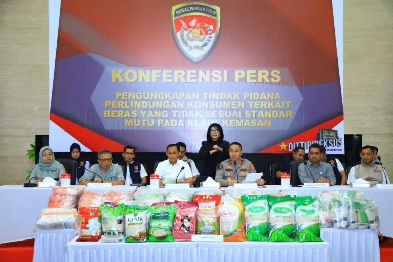 Satgas Pangan Polri Sebut Belum Ada Tersangka di Kasus Beras Oplosan
