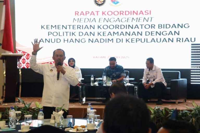 Lanud Hang Nadim dan Kemenko Polkam Gandeng Media Jaga Stabilitas Informasi di Kepri