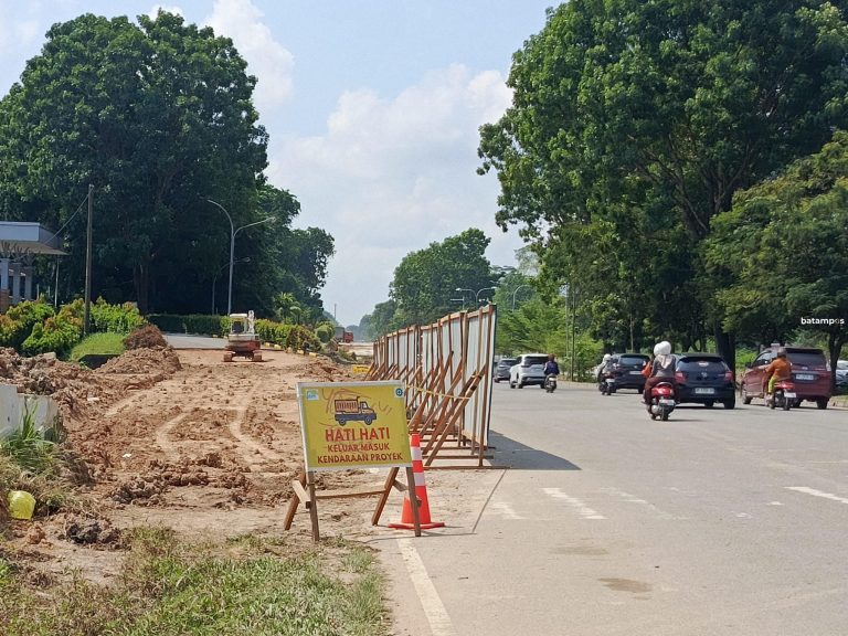 Jalan Ahmad Yani Dilebarkan Jadi 5 Lajur,  Akses Kepri Mall–Panbil Kian Mulus