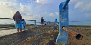 Kondisi Dermaga Pelabuhan Seri Kuala Tanjung Memprihatinkan, Warga Diminta Waspada