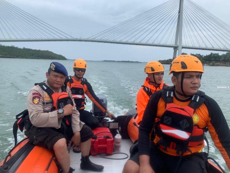Cuaca Buruk Hambat Pencarian Pria di Perairan Jembatan 1 Barelang, SAR Gunakan Drone Thermal