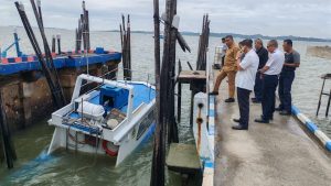 Speedboat Karimun 2 Milik Pemkab Tenggelam saat Sandar di Dermaga