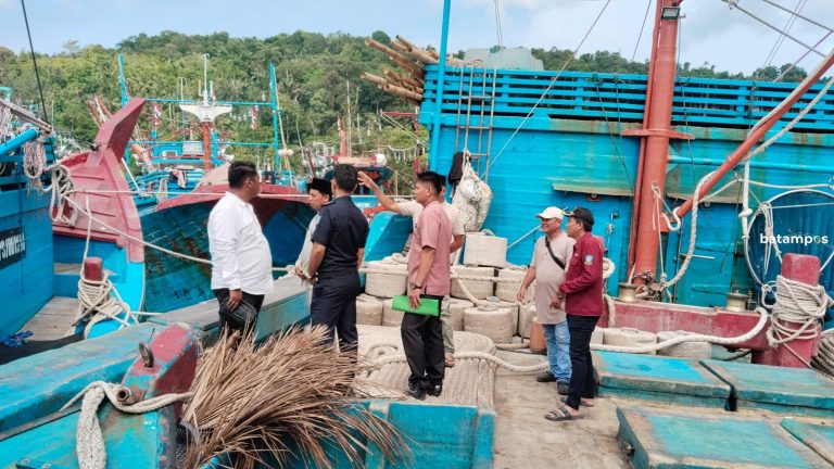 Tim Gabungan Sidak 10 Kapal Nelayan di Tarempa Timur, Ini Hasilnya