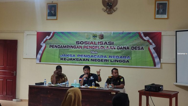 Kejari Lingga Edukasi Kepala Desa soal Transparansi & Akuntabilitas Dana Desa