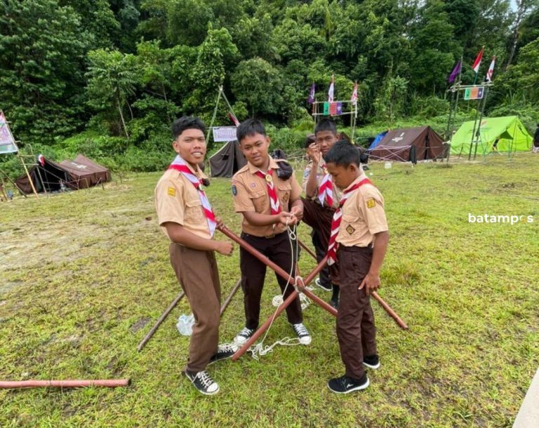 Perkemahan Akbar Warnai Peringatan Hari Pramuka Sedunia di Anambas