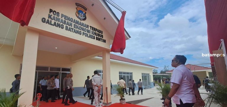 Pos Keamanan KEK Galang Batang Dilengkapi Sel Tahanan dan Gudang Senjata