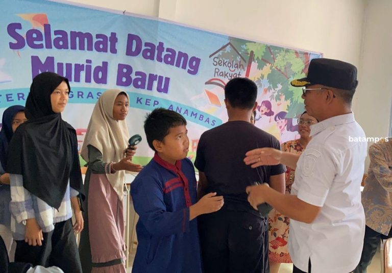 Sekolah Rakyat Perdana di Anambas Resmi Dimulai, 23 Siswa Terdaftar