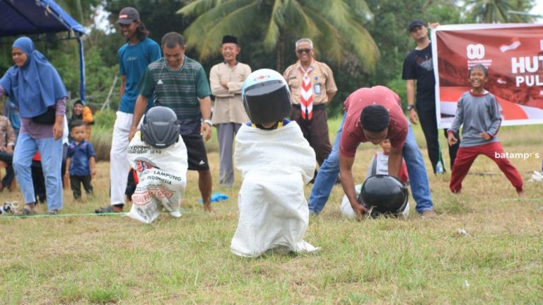 Semarak HUT ke-80 RI di Pulau Ngenang, Warga dan PT BSP Kompak Gelar Lomba