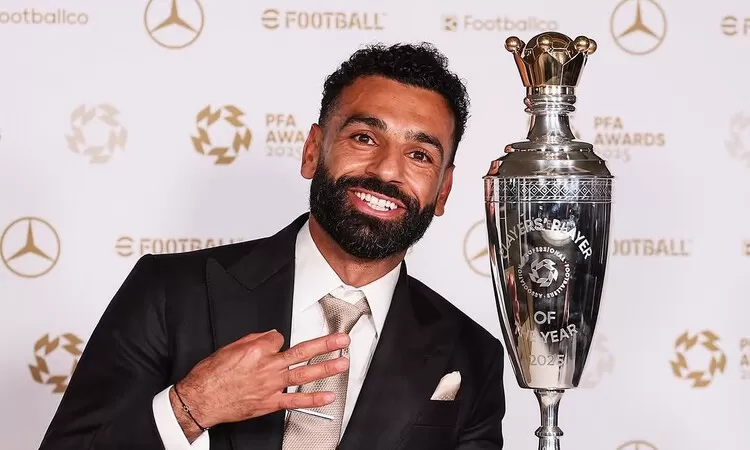 Mohamed Salah Catat Sejarah, Pemain Pertama yang Tiga Kali Meraih Penghargaan Pemain Terbaik PFA