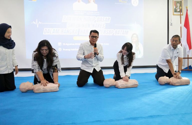 Peringati Bulan Bakti, RSBP Batam Berikan Pelatihan Bantuan Hidup Dasar