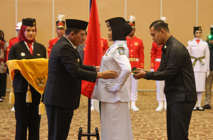 Paskibraka Kepri 2025 Dikukuhkan, Siap Kibarkan Merah Putih di HUT RI ke-80