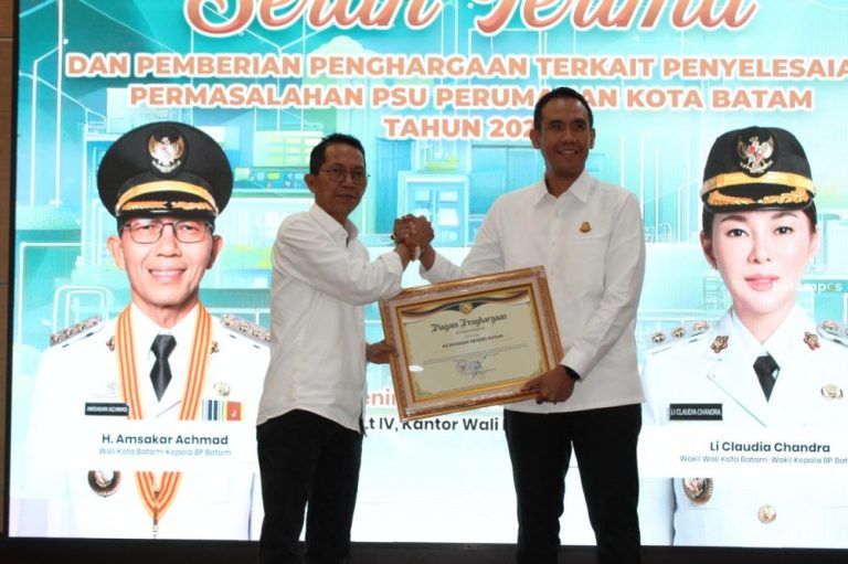Kejari Selamatkan Aset PSU Pemko Batam Senilai Rp631 Miliar