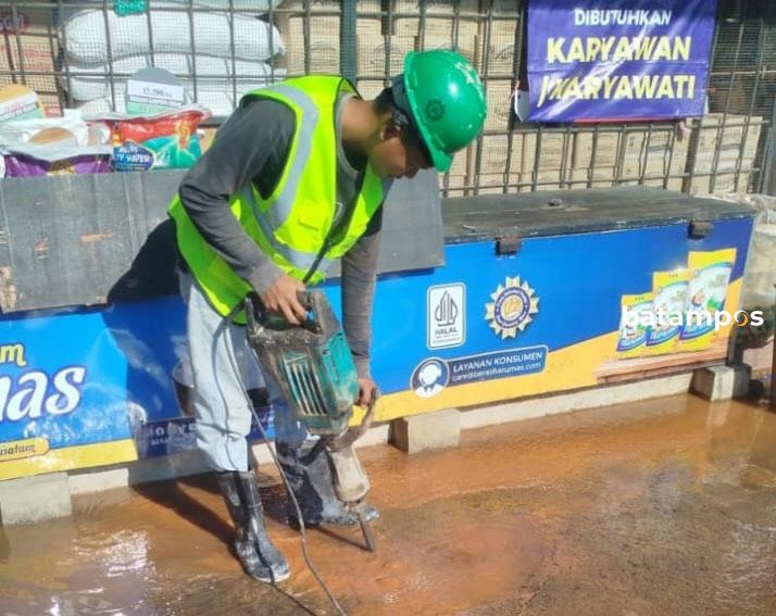 Ada Pipa Bocor di Tiban Indah, PT ABH: Perbaikan sedang Dilakukan