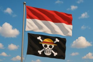 Polisi Panggil Warga Pengibar Bendera Bajak Laut One Piece di Tanjungpinang