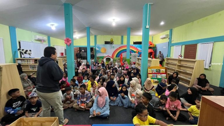 Perpustakaan Anambas Jadi Alternatif Hiburan Edukatif Anak di Malam Minggu