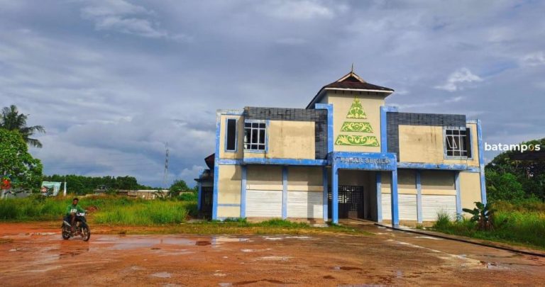 Lama Terbengkalai, Pasar Sekilo Bintan Bakal Disulap Jadi Gedung Serba Guna