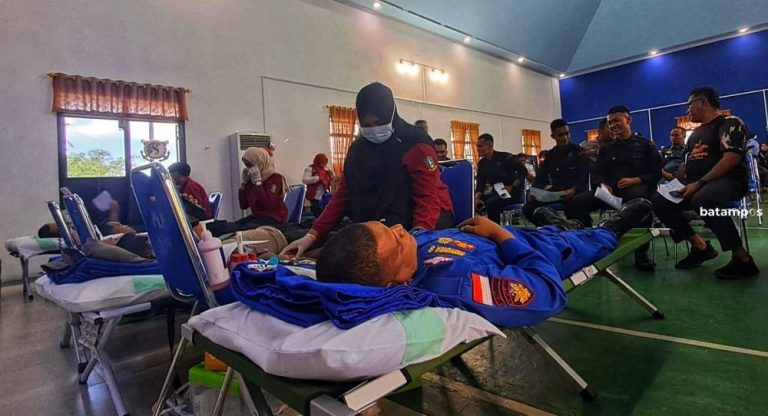 Hari Perhubungan, Donor Darah di PLP Tanjunguban Hasilkan 70 Kantong