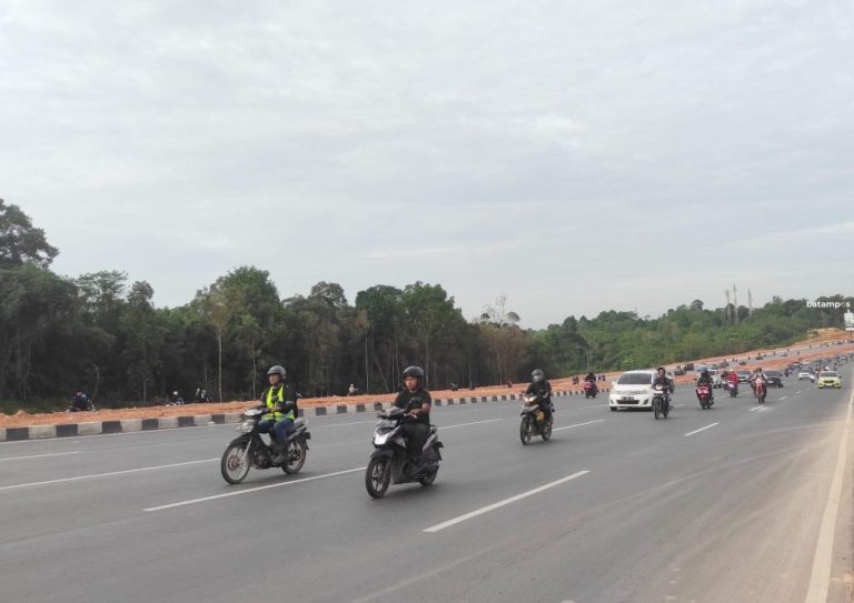 Dishub Batam Bakal Pasang Marka Putih Bergambar Sepeda Motor, Ini Tujuannya